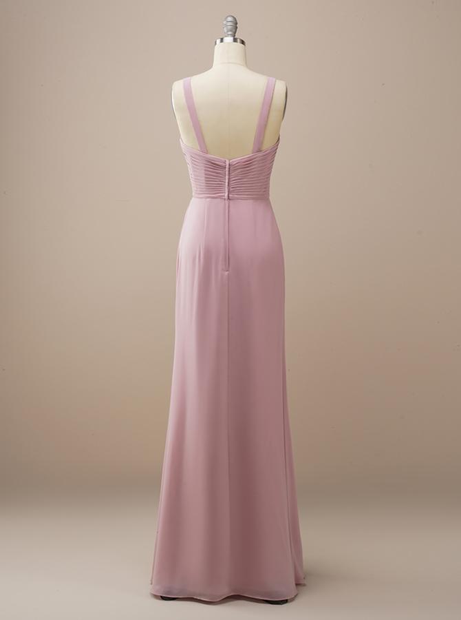 Pink Chiffon 2 Pcs Formal Mother Dress BM224