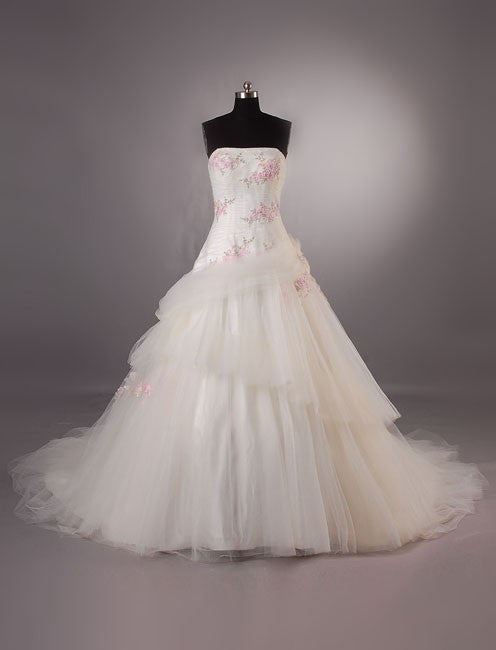 Cherry Blossom Garden Wedding Dress