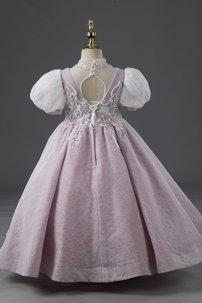 Princess Sophia Lavender Purple Princess Ball Gown Girls Dress CL2005