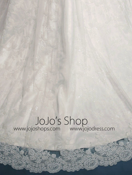 Open Back A-line Lace Wedding Dress | LW2002